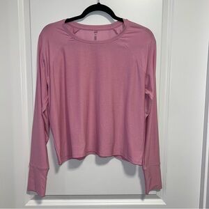 Beyond Yoga Daydreamer Pullover Pink Small Featherweight Top NWOT